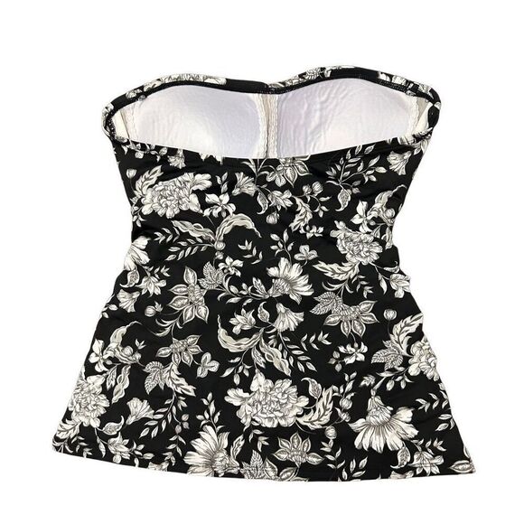 Lauren Ralph Lauren Tummy Control Twisted Tubini Swim Top - Picture 3 of 7